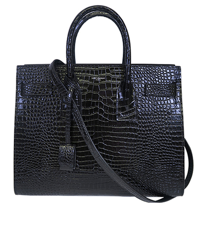 Sac De Jour Small Croc Embossed, front view